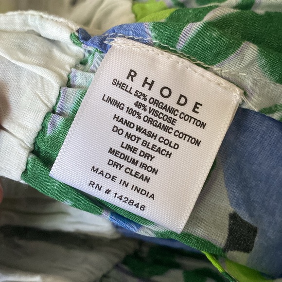 $225 NWT Rhode “Julieta” Top in Wisteria Aura Blossom Sz X-Large - Picture 11 of 11